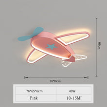 Load image into Gallery viewer, Bedroom study ceiling fan light lamp