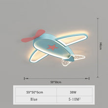 Load image into Gallery viewer, Bedroom study ceiling fan light lamp