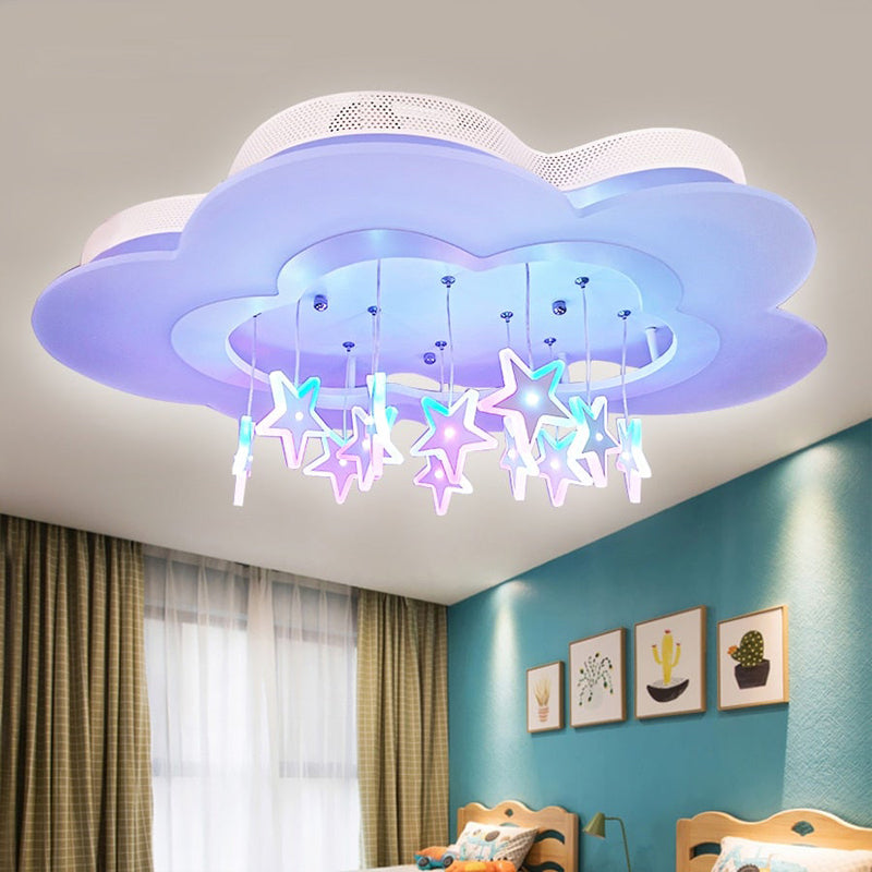 Blue Shoot Stars Ceiling lamp Modern Lighting Studio